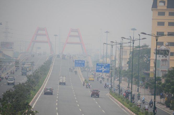 ô nhiễm không khí tại Hà Nội và thành phố Hồ Chí Minh ngày càng trầm trọng. 